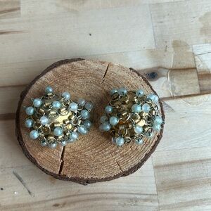 Vintage clip on earrings